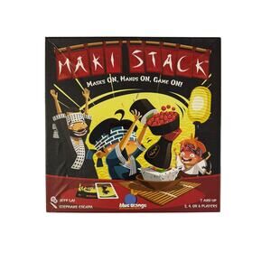 Maki Stack Masks On Hands On Game On by Blue Orange Missing Masks
